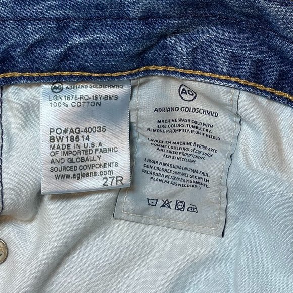 AG Adriano Goldschmied Women's Ex Boyfriend Slim Jeans Sz 27 New With Tags - Picture 6 of 7